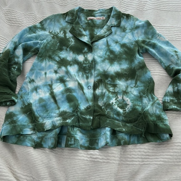 Maison Cherie Green Batik Jacket - Picture 8 of 9